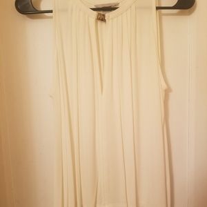 Cream and Black Blouse